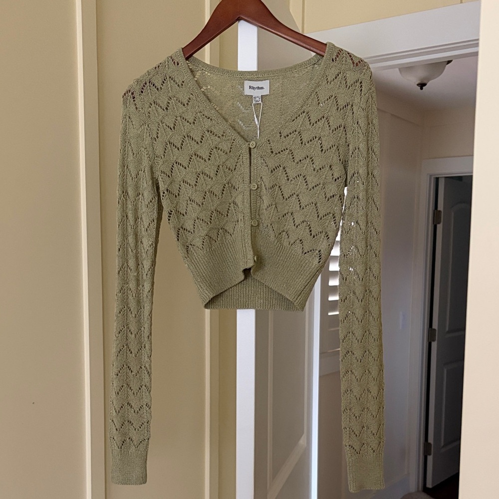 Rhythm Cardigan size XS/6 Akoia Knit NWT